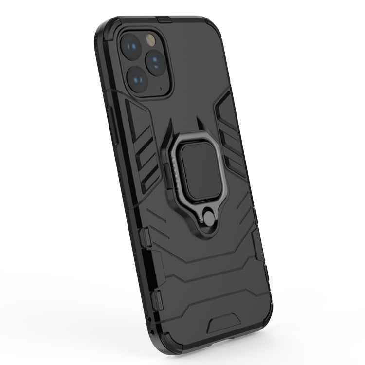 Panther PC + TPU Shockproof Protective Case with Magnetic Ring Holder for iPhone