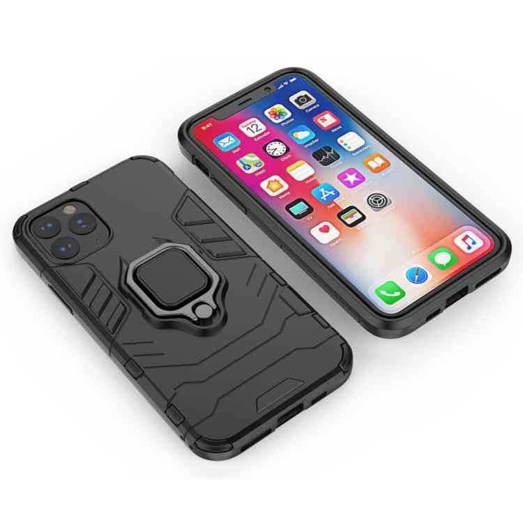 Panther PC + TPU Shockproof Protective Case with Magnetic Ring Holder for iPhone