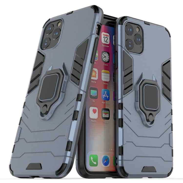 Panther PC + TPU Shockproof Protective Case with Magnetic Ring Holder for iPhone