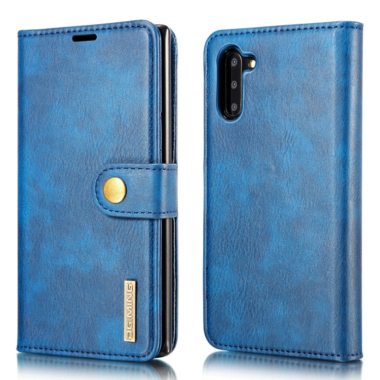 DG.MING Crazy Horse Texture Flip Detachable Magnetic Leather Case with Holder & Card Slots & Wallet