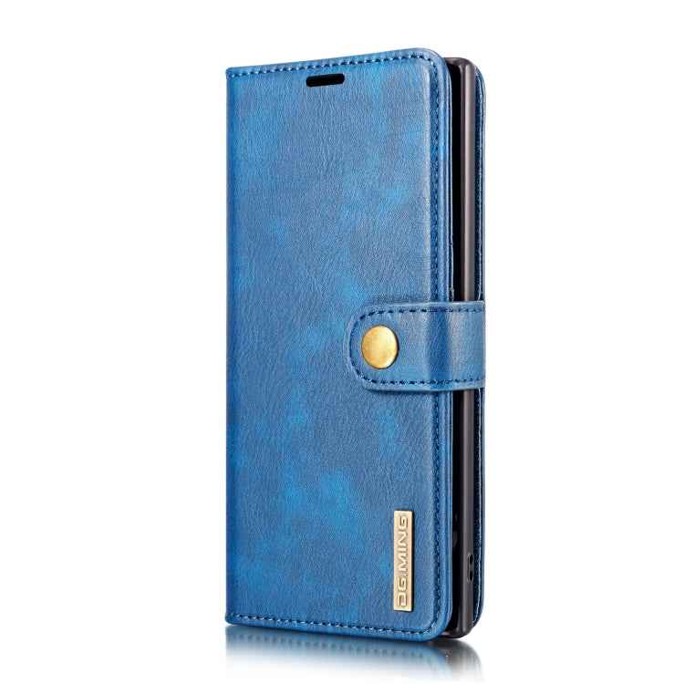 DG.MING Crazy Horse Texture Flip Detachable Magnetic Leather Case with Holder & Card Slots & Wallet