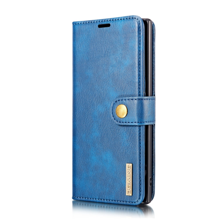DG.MING Crazy Horse Texture Flip Detachable Magnetic Leather Case with Holder & Card Slots & Wallet