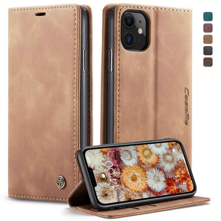 CaseMe-013 Multifunctional Horizontal Flip Leather Case with Card Slot & Holder & Wallet for iPhone