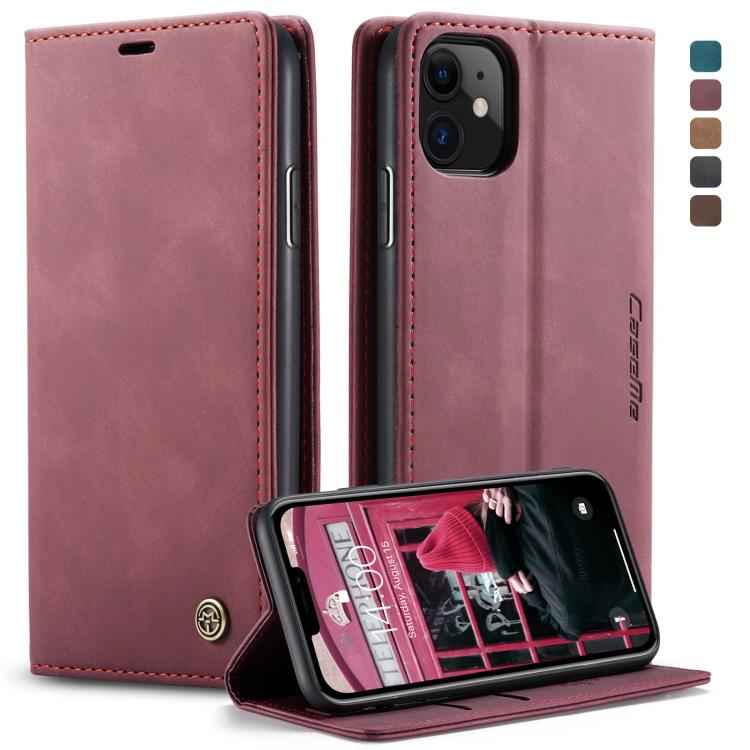 CaseMe-013 Multifunctional Horizontal Flip Leather Case with Card Slot & Holder & Wallet for iPhone