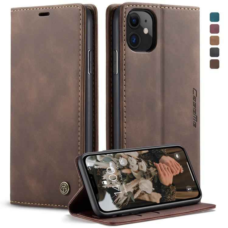 CaseMe-013 Multifunctional Horizontal Flip Leather Case with Card Slot & Holder & Wallet for iPhone
