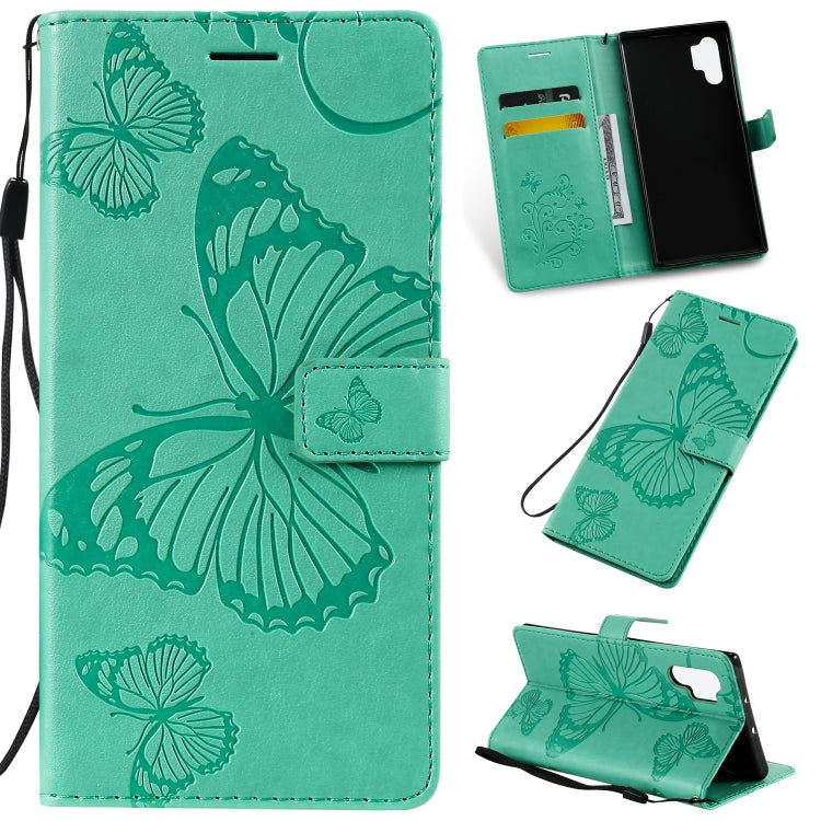 Pressed Printing Butterfly Pattern Horizontal Flip PU Leather Case with Holder & Card Slots & Wallet & Lanyard