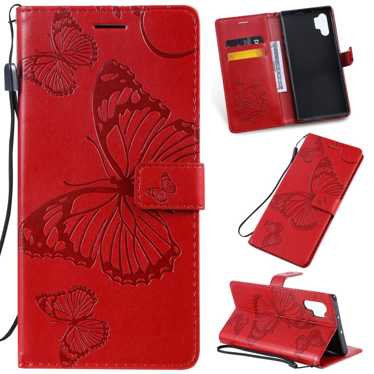 Pressed Printing Butterfly Pattern Horizontal Flip PU Leather Case with Holder & Card Slots & Wallet & Lanyard