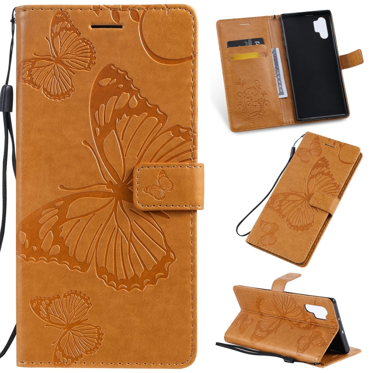 Pressed Printing Butterfly Pattern Horizontal Flip PU Leather Case with Holder & Card Slots & Wallet & Lanyard