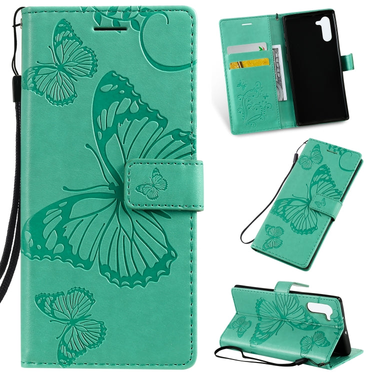 Pressed Printing Butterfly Pattern Horizontal Flip PU Leather Case with Holder & Card Slots & Wallet & Lanyard