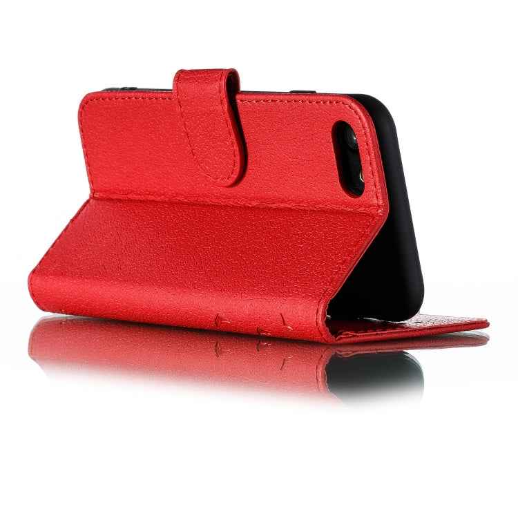 Feather Pattern Litchi Texture Horizontal Flip Leather Case with Wallet & Holder & Card Slots