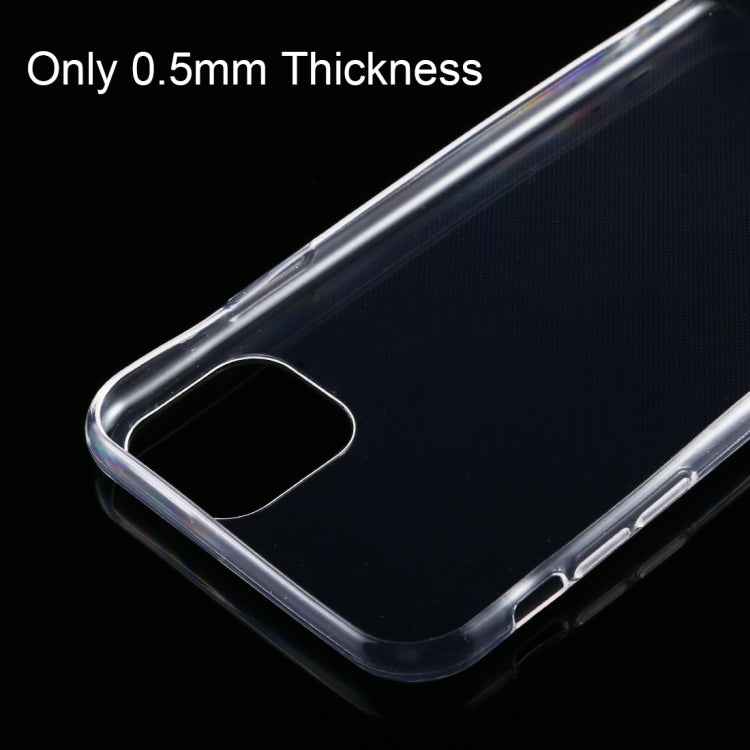 0.5mm Ultra-Thin Transparent TPU Protective Case for iPhone