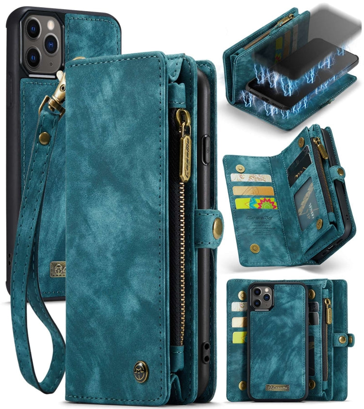 CaseMe-008 Detachable Multifunctional Horizontal Flip Leather Case with Card Slot & Holder & Zipper Wallet & Photo Frame