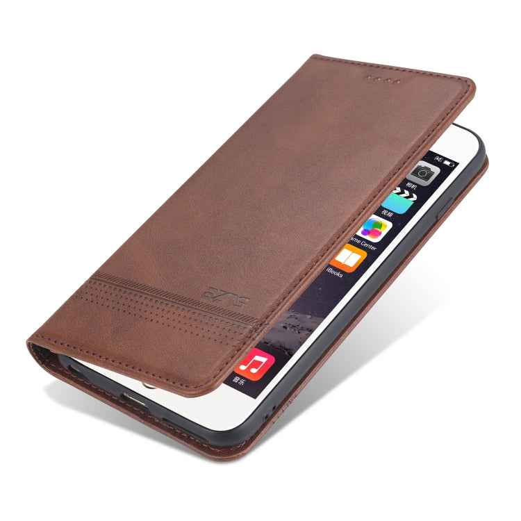 AZNS Magnetic Calf Texture Horizontal Flip Leather Case with Card Slots & Holder & Wallet, For iPhone 6, For iPhone 6 Plus, For iPhone 8 / 7, For iPhone 8 Plus/7 Plus, For iPhone XR, For iPhone XS Max