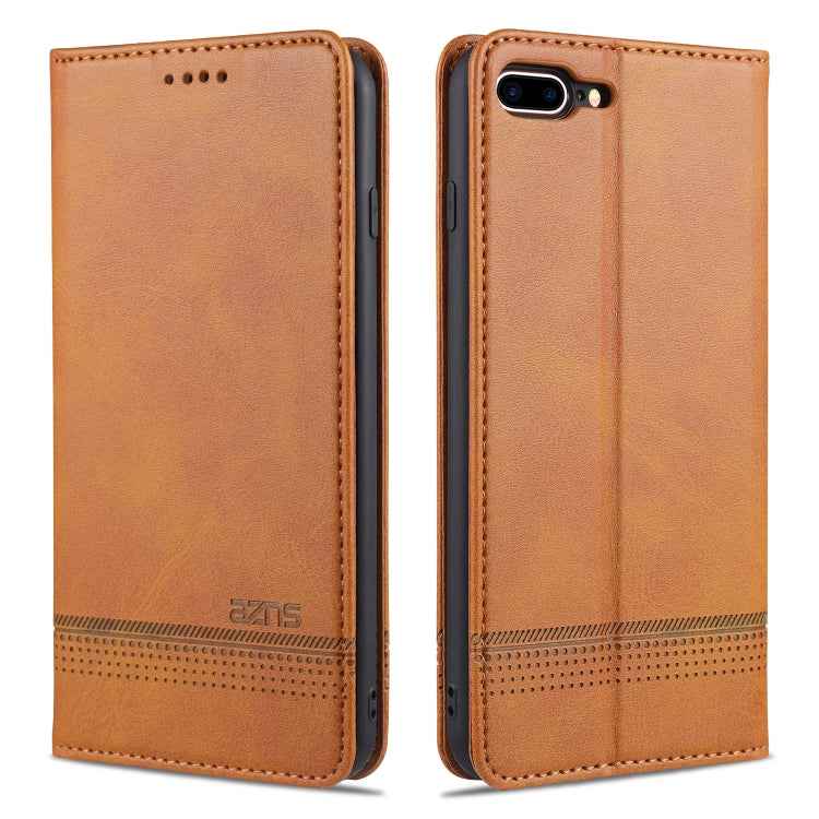 AZNS Magnetic Calf Texture Horizontal Flip Leather Case with Card Slots & Holder & Wallet, For iPhone 6, For iPhone 6 Plus, For iPhone 8 / 7, For iPhone 8 Plus/7 Plus, For iPhone XR, For iPhone XS Max