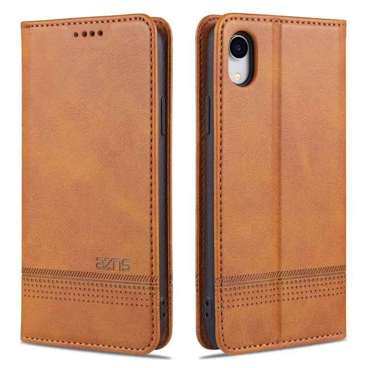 AZNS Magnetic Calf Texture Horizontal Flip Leather Case with Card Slots & Holder & Wallet, For iPhone 6, For iPhone 6 Plus, For iPhone 8 / 7, For iPhone 8 Plus/7 Plus, For iPhone XR, For iPhone XS Max