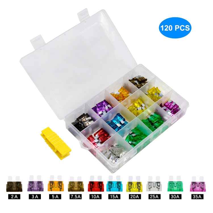 WUPP ZH-1094B1 120 PCS 2A-35A Car Fuse Set