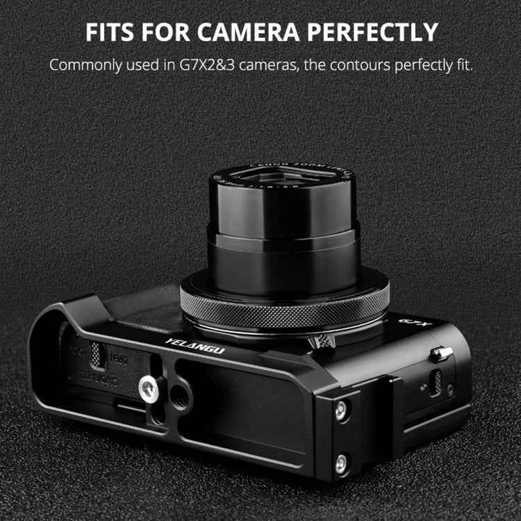 YELANGU CL9 Camera Expansion Board L Plate for Canon G7X2/ G7X23