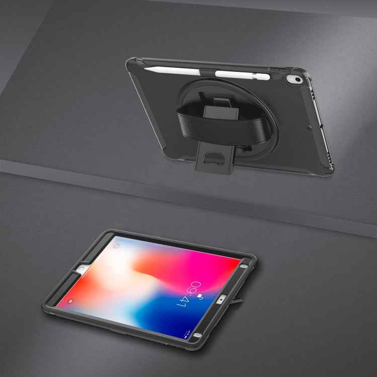 360 Degree Rotation PC+TPU Protective Cover with Holder & Hand Strap