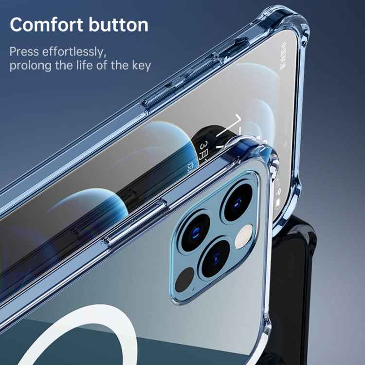 For iPhone XR Clear Four-corner Airbag Magnetic Shockproof Protective Magsafe Case, For iPhone XR, For iPhone X / XS, For iPhone XS Max