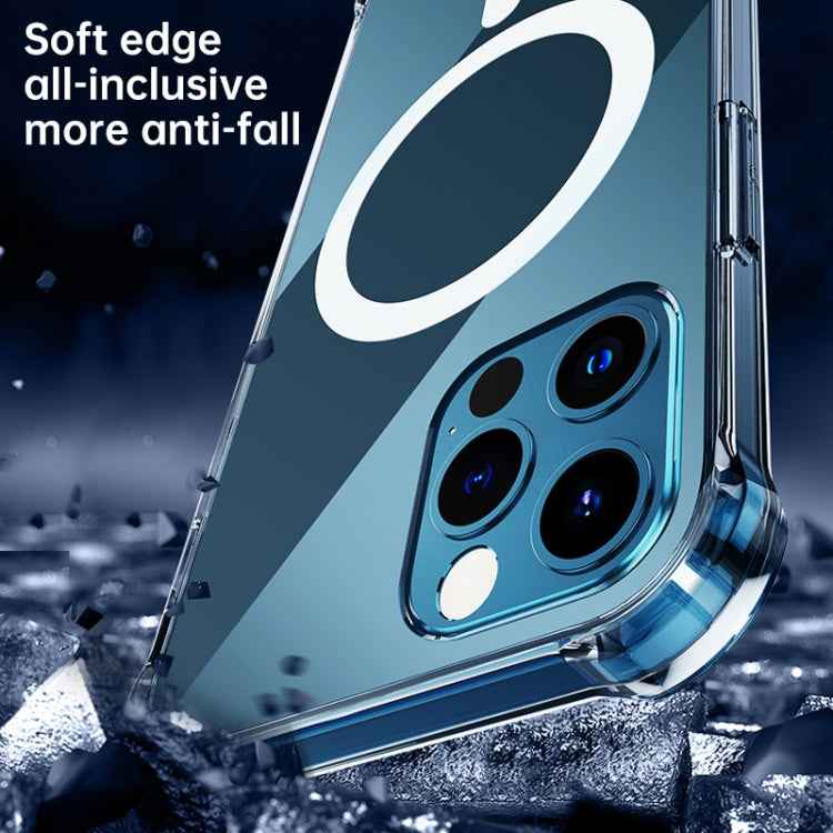 For iPhone XR Clear Four-corner Airbag Magnetic Shockproof Protective Magsafe Case, For iPhone XR, For iPhone X / XS, For iPhone XS Max