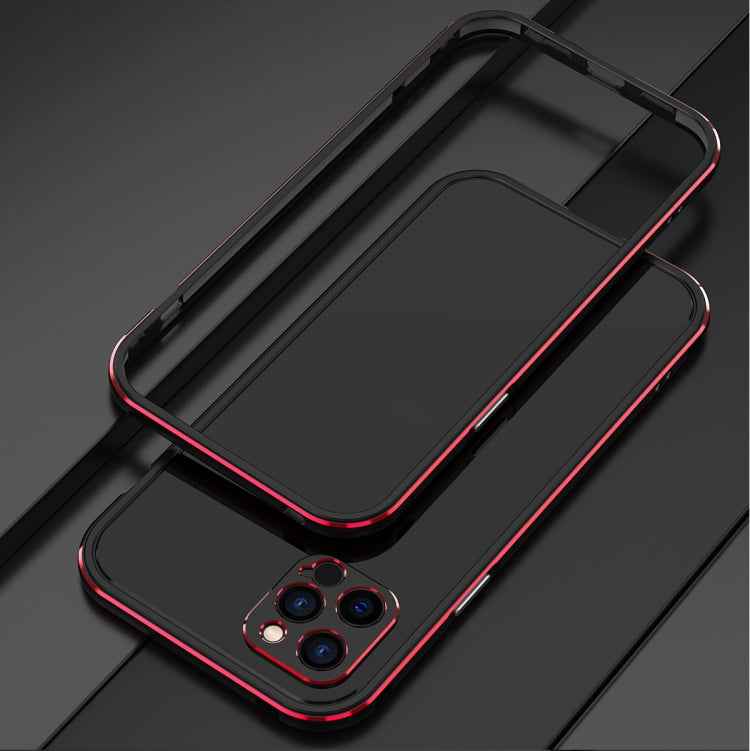 Aurora Series Lens Protector + Metal Frame Protective Case, For iPhone 12 Pro