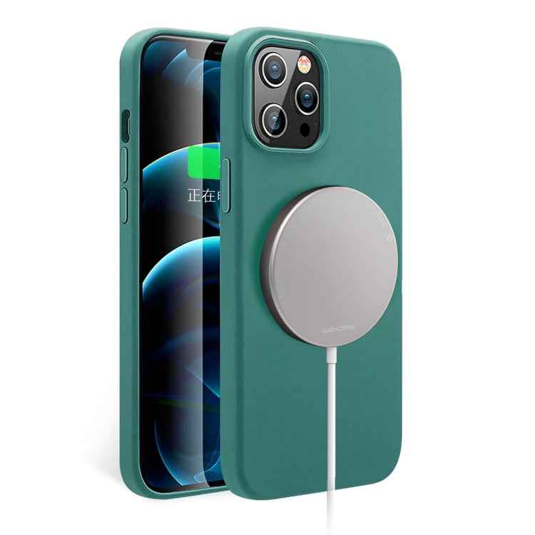WK WPC-005 iDeal Series Magnetic Liquid Silicone Full Coverage Shockproof Magsafe Case with Magsafe Charging Magnet, For iPhone 12 Mini, For iPhone 12 / 12 Pro, For iPhone 12 Pro Max