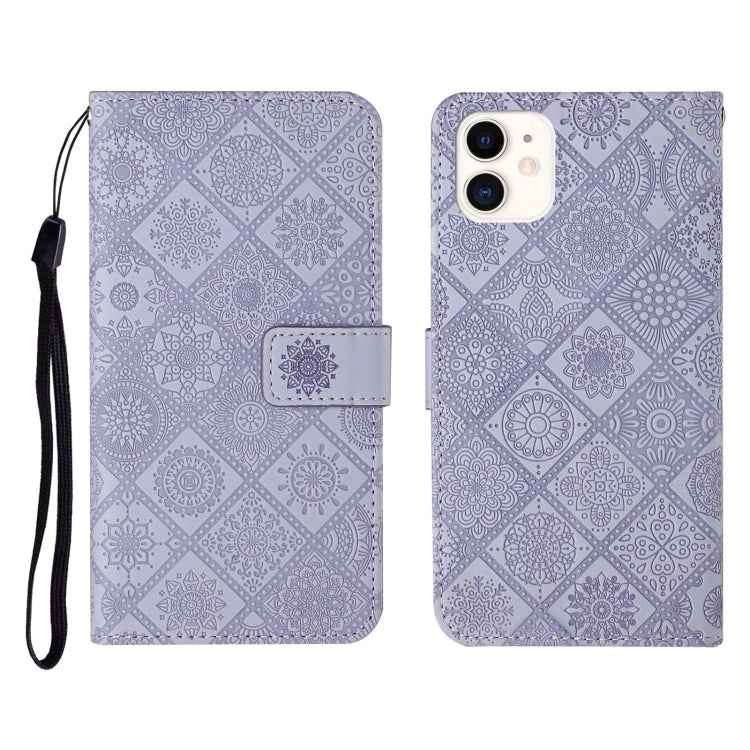 Ethnic Style Embossed Pattern Horizontal Flip Leather Case with Holder & Card Slots & Wallet & Lanyard, For iPhone 6, For iPhone 6 Plus, For iPhone 8 Plus / 7 Plus, For iPhone 11, For iPhone 11 Pro, For iPhone 11 Pro Max