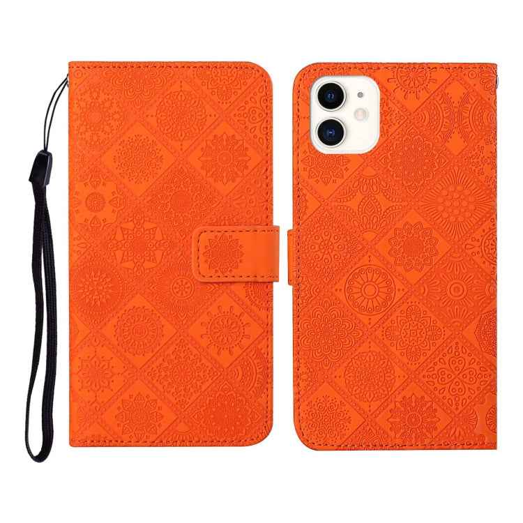 Ethnic Style Embossed Pattern Horizontal Flip Leather Case with Holder & Card Slots & Wallet & Lanyard, For iPhone 6, For iPhone 6 Plus, For iPhone 8 Plus / 7 Plus, For iPhone 11, For iPhone 11 Pro, For iPhone 11 Pro Max