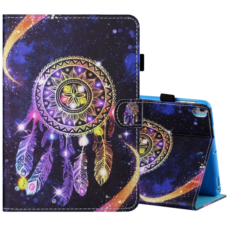 Sewing Thread Horizontal Painted Flat Leather Case with Pen Cover & Anti Skid Strip & Card Slot & Holder & Sleep / Wake-up Function, For iPad Mini 5 / 4 / 3 / 2 / 1, For iPad 10.2 / iPad Air 10.5 (2019), For iPad Pro 11 inch (2020) / (2018), For iPad Air