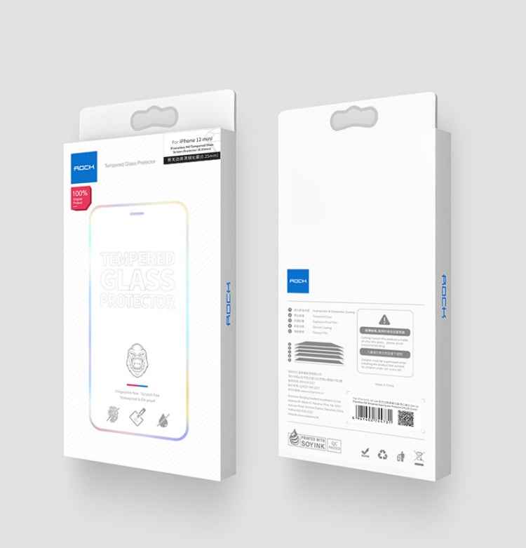 ROCK Full Screen Borderless Tempered Glass Film, For iPhone 12 / 12 Pro
