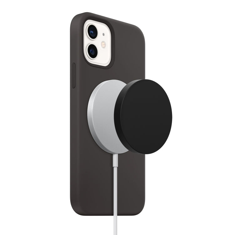Magsafe Wireless Charger Silicone Protective Case, Wine Red, Green, Warm White, Light Purple, Dark Blue, Pink, Black, Red, Grey
