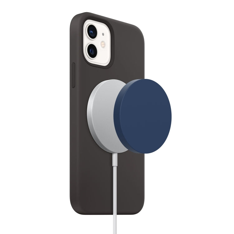Magsafe Wireless Charger Silicone Protective Case, Wine Red, Green, Warm White, Light Purple, Dark Blue, Pink, Black, Red, Grey