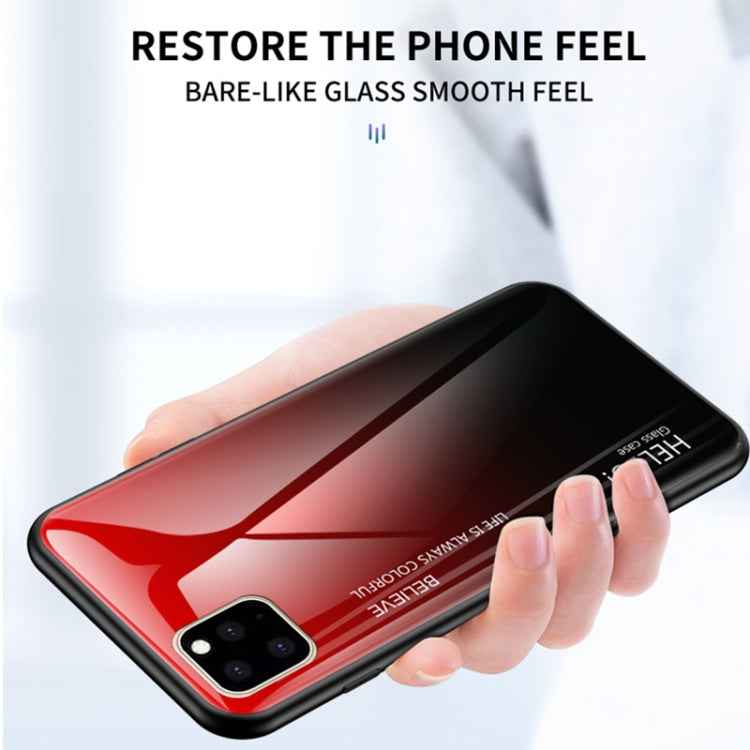 Gradient Color Glass Case, For iPhone 11 Pro, For iPhone 11 Pro Max, For iPhone 11
