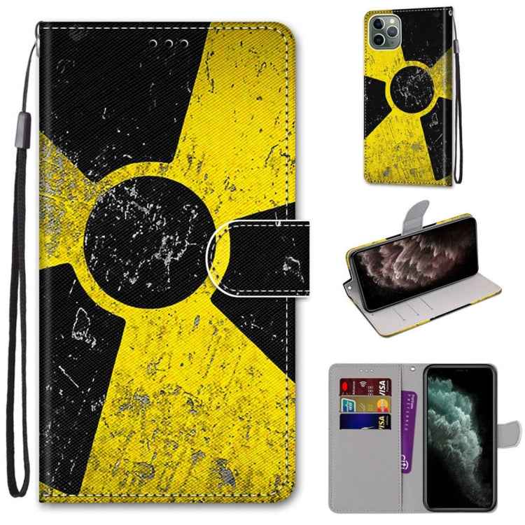 Coloured Drawing Cross Texture Horizontal Flip PU Leather Case with Holder & Card Slots & Wallet & Lanyard, For iPhone 11 Pro Max, For iPhone 12 mini