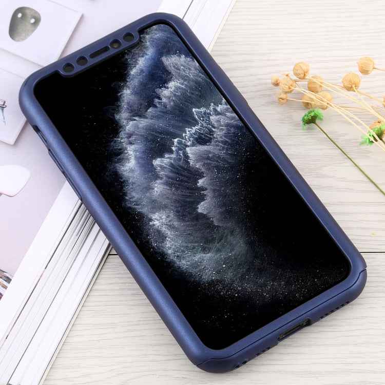 Shockproof PC Full Coverage Protective Case with Tempered Glass Film