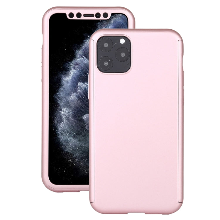 Shockproof PC Full Coverage Protective Case with Tempered Glass Film, For iPhone 11 Pro, For iPhone 11, For iPhone 11 Pro Max