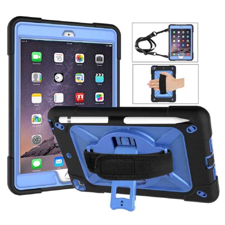 Contrast Color Silicone + PC Combination Case with Holder, For iPad mini 3
