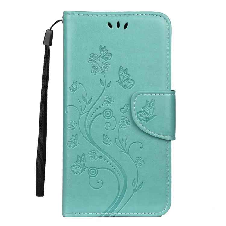 Butterfly Flower Pattern Horizontal Flip Leather Case with Holder & Card Slots & Wallet