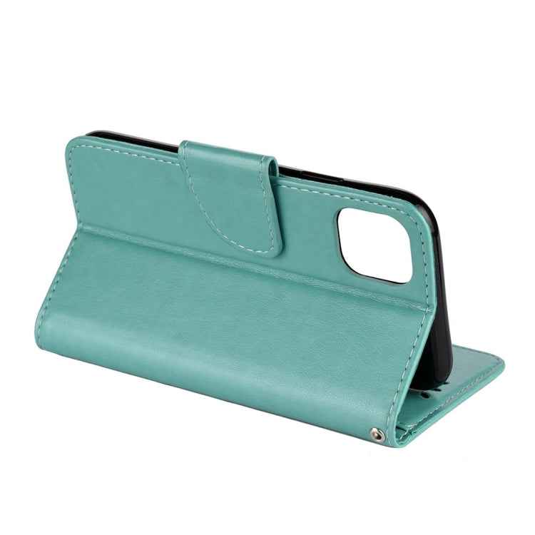 Butterfly Flower Pattern Horizontal Flip Leather Case with Holder & Card Slots & Wallet