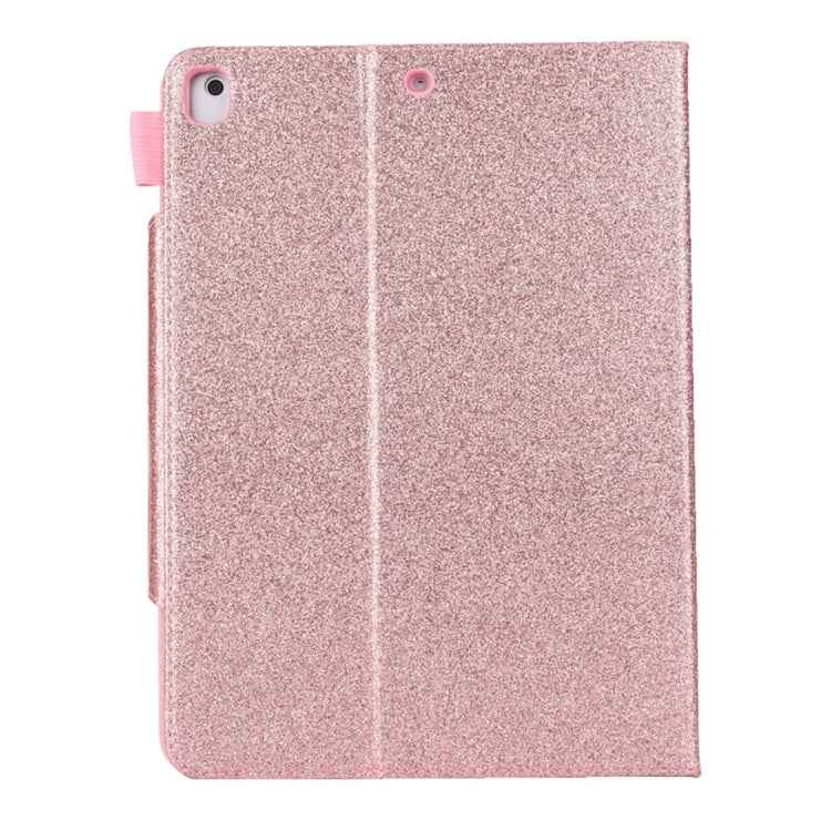 For iPad 10.2 inch Glitter Powder Horizontal Flip Leather Case with Holder & Card Slot & Photo Frame & Wallet
