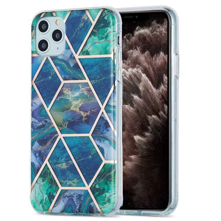 3D Electroplating Marble Pattern TPU Protective Case, For iPhone 11, For iPhone 11 Pro, For iPhone 11 Pro Max, For iPhone 12 mini, For iPhone 12 / 12 Pro, For iPhone 12 Pro Max, For iPhone XS / X, For iPhone XR