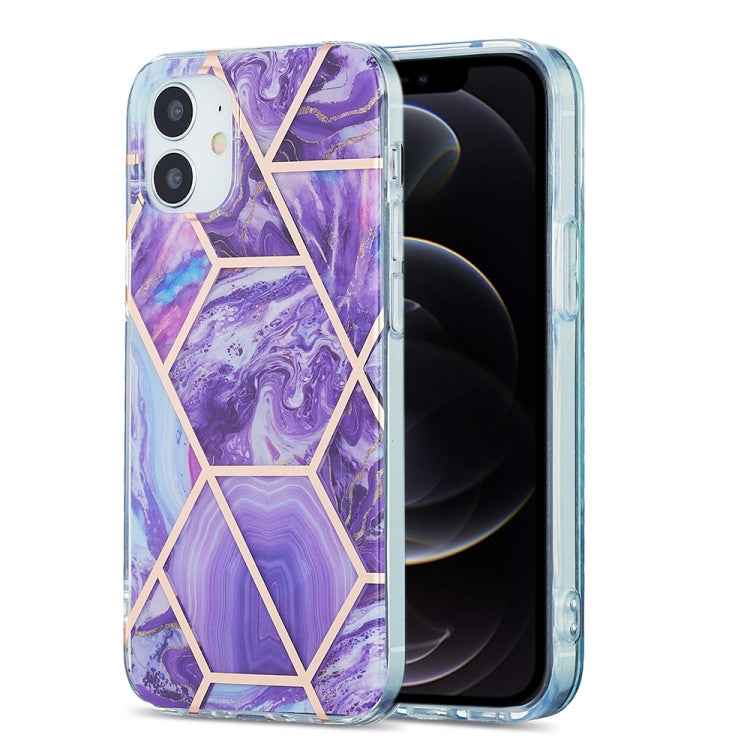 3D Electroplating Marble Pattern TPU Protective Case, For iPhone 11, For iPhone 11 Pro, For iPhone 11 Pro Max, For iPhone 12 mini, For iPhone 12 / 12 Pro, For iPhone 12 Pro Max, For iPhone XS / X, For iPhone XR
