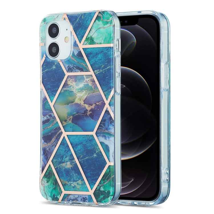 3D Electroplating Marble Pattern TPU Protective Case, For iPhone 11, For iPhone 11 Pro, For iPhone 11 Pro Max, For iPhone 12 mini, For iPhone 12 / 12 Pro, For iPhone 12 Pro Max, For iPhone XS / X, For iPhone XR