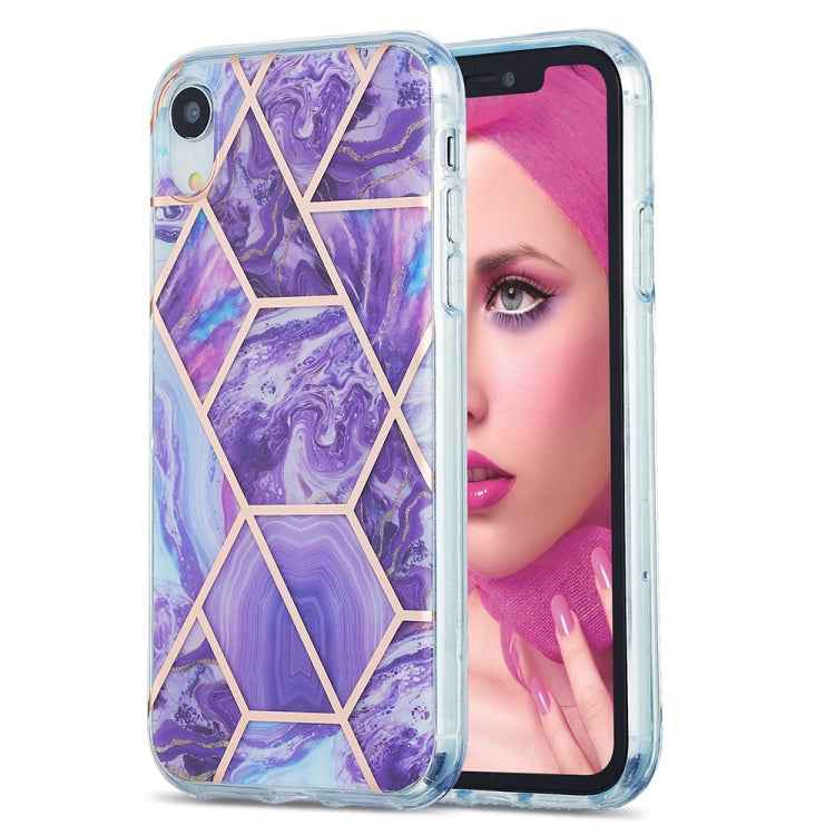 3D Electroplating Marble Pattern TPU Protective Case, For iPhone 11, For iPhone 11 Pro, For iPhone 11 Pro Max, For iPhone 12 mini, For iPhone 12 / 12 Pro, For iPhone 12 Pro Max, For iPhone XS / X, For iPhone XR