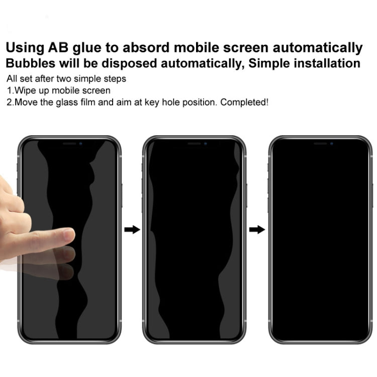 IMAK HD Anti-spy Tempered Glass Protective Film, For iPhone 12 Pro Max