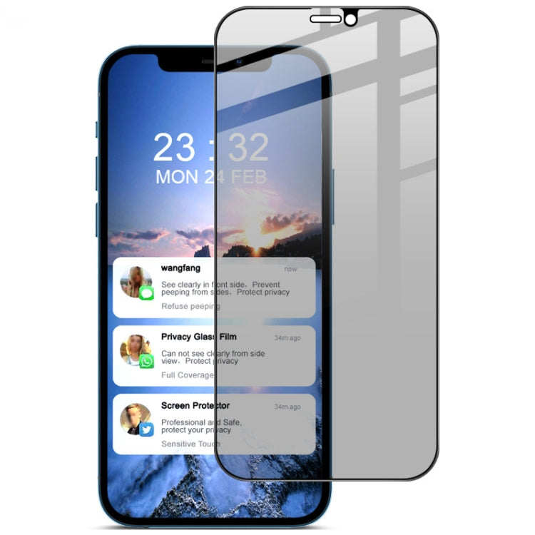 IMAK HD Anti-spy Tempered Glass Protective Film, For iPhone 12 Pro Max