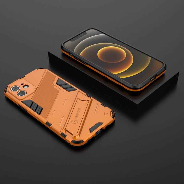 Punk Armor 2 in 1 PC + TPU Shockproof Case with Invisible Holder, For iPhone 12 mini, For iPhone 12, For iPhone 12 Pro, For iPhone 12 Pro Max, For iPhone 11 Pro, For iPhone 11