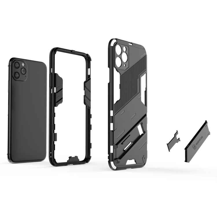 Punk Armor 2 in 1 PC + TPU Shockproof Case with Invisible Holder, For iPhone 11 Pro Max, For iPhone X / XS, For iPhone XR, For iPhone XS Max, For iPhone 6 & 6s, For iPhone 6 Plus & 6s Plus
