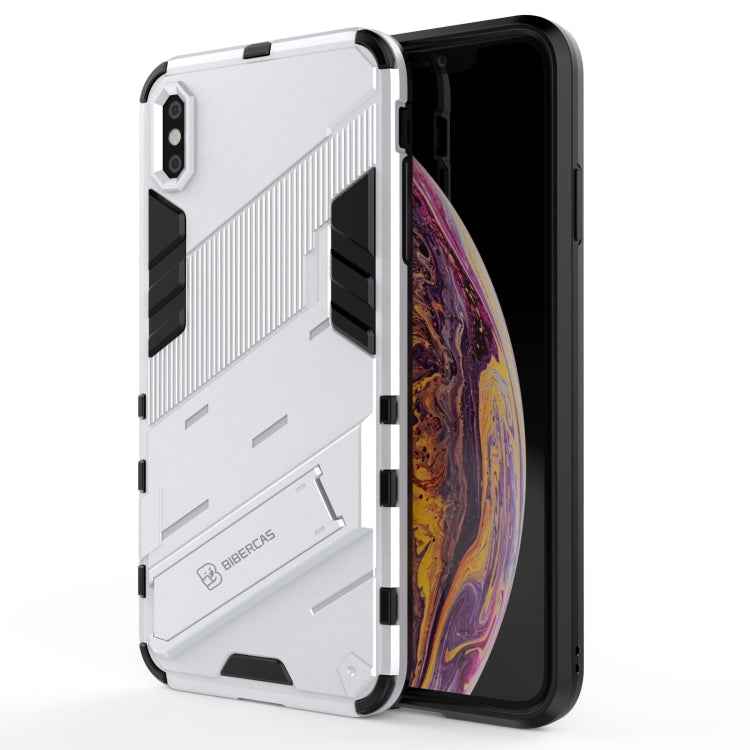 Punk Armor 2 in 1 PC + TPU Shockproof Case with Invisible Holder, For iPhone 11 Pro Max, For iPhone X / XS, For iPhone XR, For iPhone XS Max, For iPhone 6 & 6s, For iPhone 6 Plus & 6s Plus