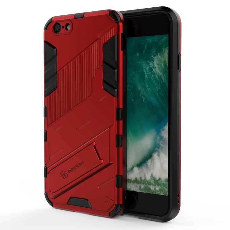 Punk Armor 2 in 1 PC + TPU Shockproof Case with Invisible Holder, For iPhone 11 Pro Max, For iPhone X / XS, For iPhone XR, For iPhone XS Max, For iPhone 6 & 6s, For iPhone 6 Plus & 6s Plus
